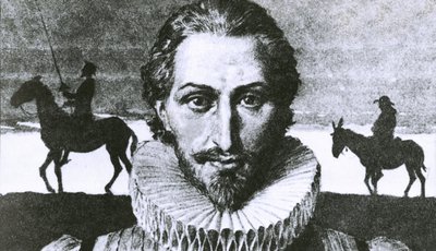 Miguel Cervantes by English School