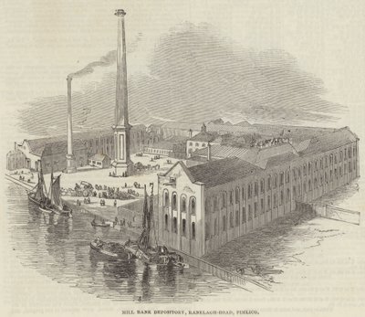 Mill Bank Depository, Ranelagh-Road, Pimlico by English School