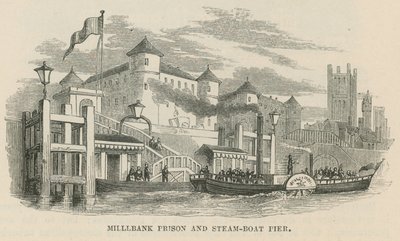 Millbank Prison and Steamboat Pier by English School