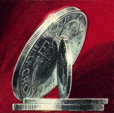 Milled edge of an English coin by English School