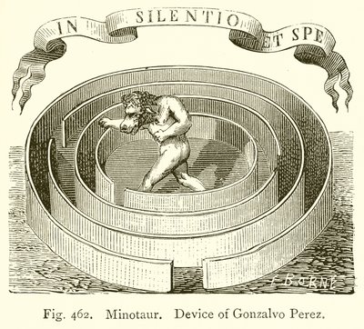 Minotaur. Device of Gonzalvo Perez by English School