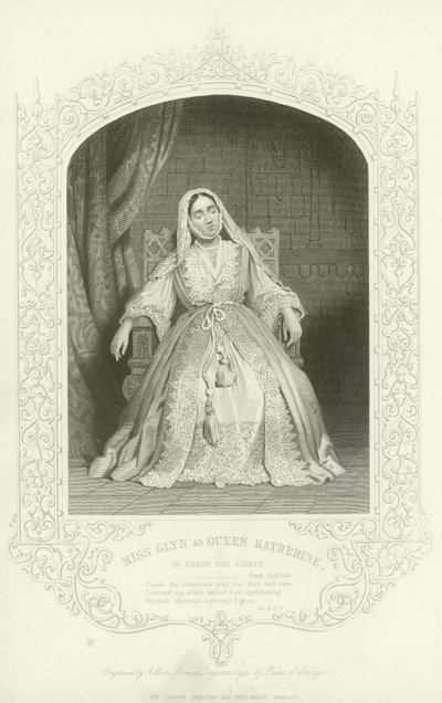 Queen Katherine, Henry VIII by English School