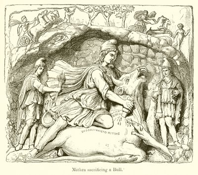 Mithra Sacrificing a Bull by English School