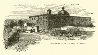 Monastery on the Summit of Carmel by English School