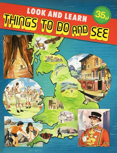 Montage of Images Set Around Map of Great Britain by English School