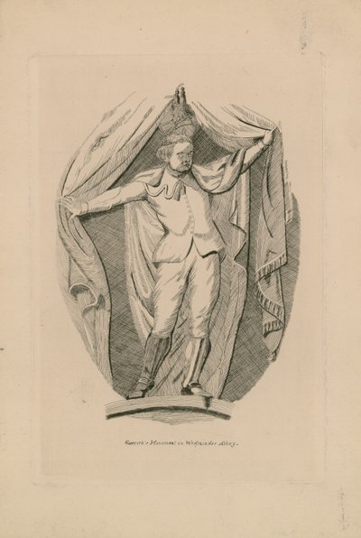 Monument to David Garrick by English School