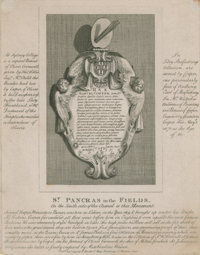 Monument to Samuel Cowper by English School