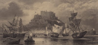 Mount Orgueil Castle, Jersey by English School