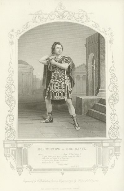 Coriolanus, Act V, Scene III by English School