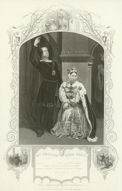 Hamlet, Act III, Scene IV by English School