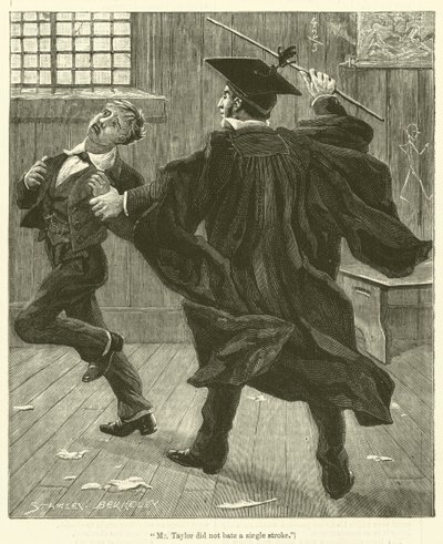 "Mr Taylor did not bate a single stroke" by English School