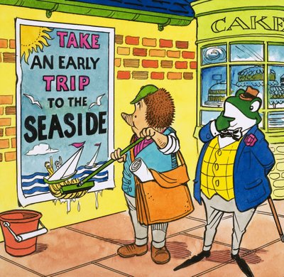 Mr Toad Contemplating a Holiday by the Sea by English School