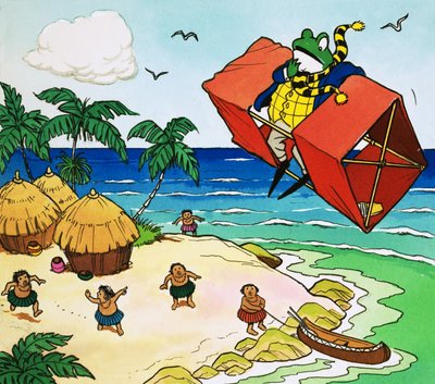 Mr Toad in a Kite by English School