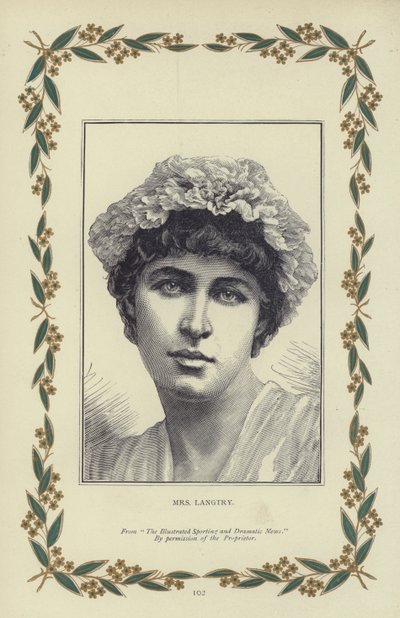 Mrs Langtry by English School
