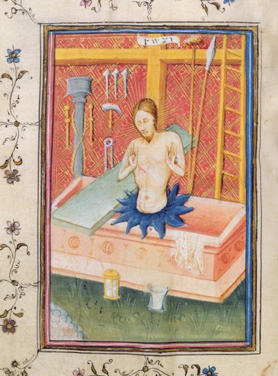 Christ with the Instruments of the Passion, from the Knightley Psalter by English School