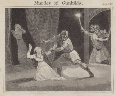 Murder of Gunhilda by English School