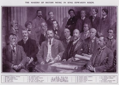 Musicians and Composers During the Reign of King Edward VII by English School