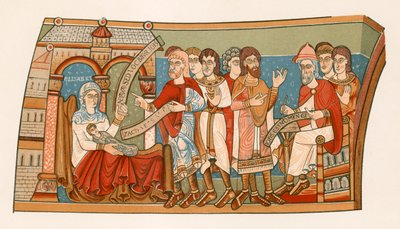 Naming of St John the Baptist by English School