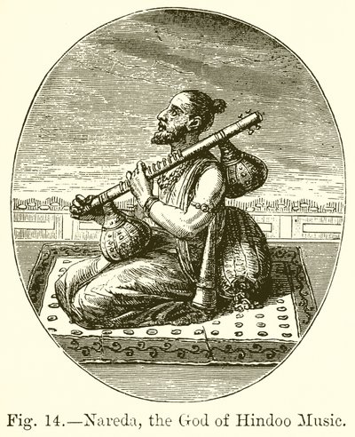 Nareda, the God of Hindoo Music by English School