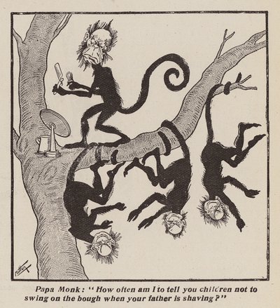 Naughty Monkeys by English School