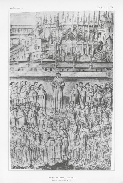 New College, Oxford by English School