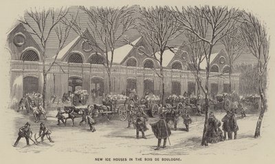 New Ice Houses in the Bois de Boulogne by English School