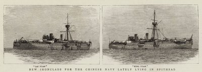 New Ironclads for the Chinese Navy lately lying in Spithead by English School