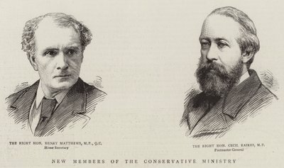 New Members of the Conservative Ministry by English School
