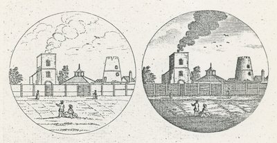 New River Head, dated 6 June 1775 by English School