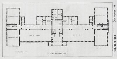 New Small-Pox and Vaccination Hospital, Highgate by English School