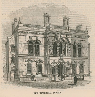New Town Hall at Poplar by English School