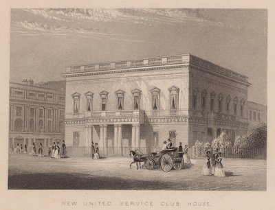 New United Service Club House, London by English School