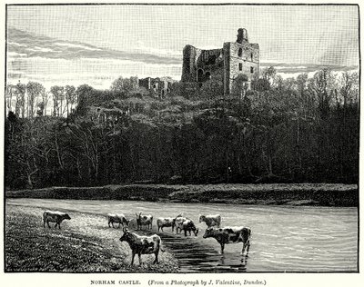 Norham Castle by English School