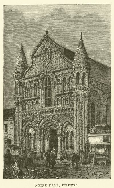 Notre Dame, Poitiers by English School