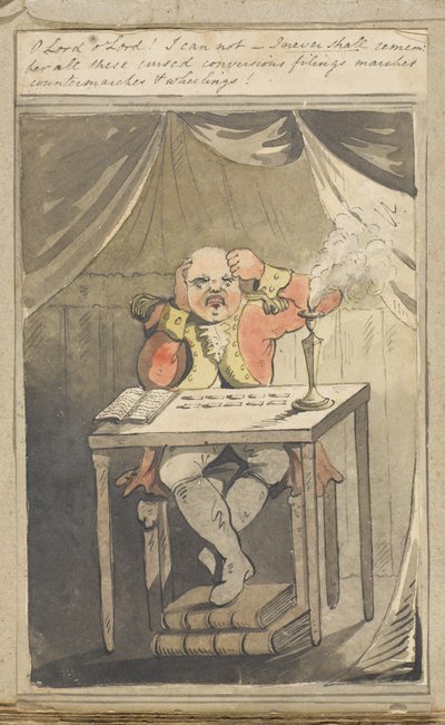 O Lord O Lord! I can not - I never shall remember all these cursed conversions, filings, marches, counter marches and wheelings! 1796 by English School