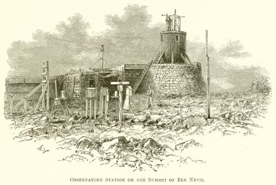 Observatory Station on the Summit of Ben Nevis by English School