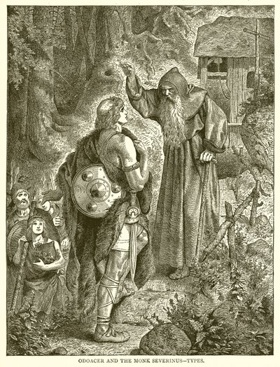 Odoacer and the Monk Severinus--Types by English School