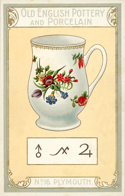 Old English Pottery and Porcelain: Plymouth by English School