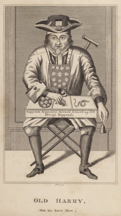 Old Harry, With his Raree Show by English School