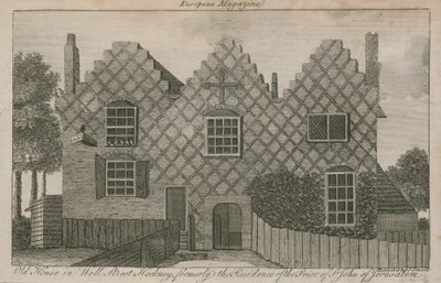 Old House in Well Street, Hackney, Formerly the Residence of the Prior of St John of Jerusalem by English School