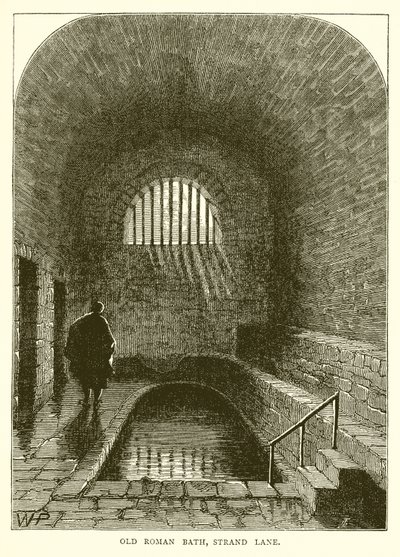 Old Roman Bath, Strand Lane by English School