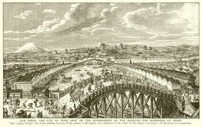 Old Tokio: The City of Yedo, Seat of the Government of the Shoguns for Hundreds of Years by English School