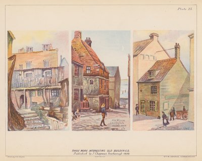 Old buildings, Scarborough by English School