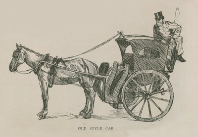Old style cab by English School