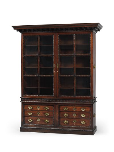 One of a Pair of George II Library Bookcases, c.1750 by English School