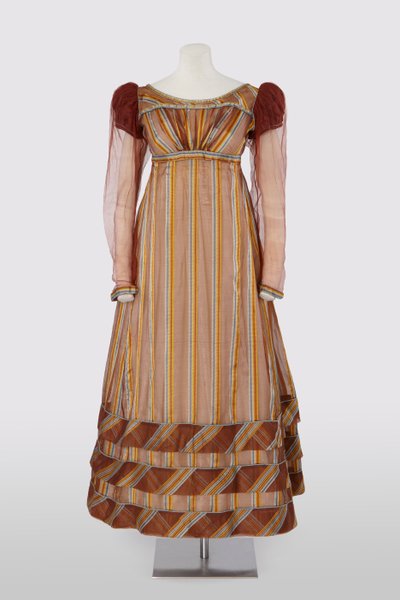 One of a pair of matching dresses worn by two sisters at the Duchess of Richmond