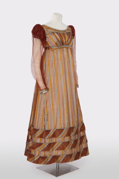 One of a pair of matching dresses worn by two sisters at the Duchess of Richmond