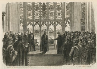 Opening of the Middle Temple Library by English School