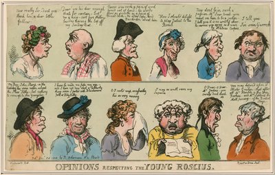 Opinions respecting the young Roscius by English School