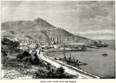 Oran – View taken from the Marina by English School